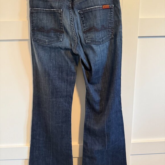 y2K jeans!!  7 for all Mankind Ginger flare jeans, size 27 - Picture 5 of 8